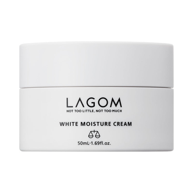 LAGOM WHITE Crème hydratante éclaircissante pour peaux ternes et inégales 50 ml