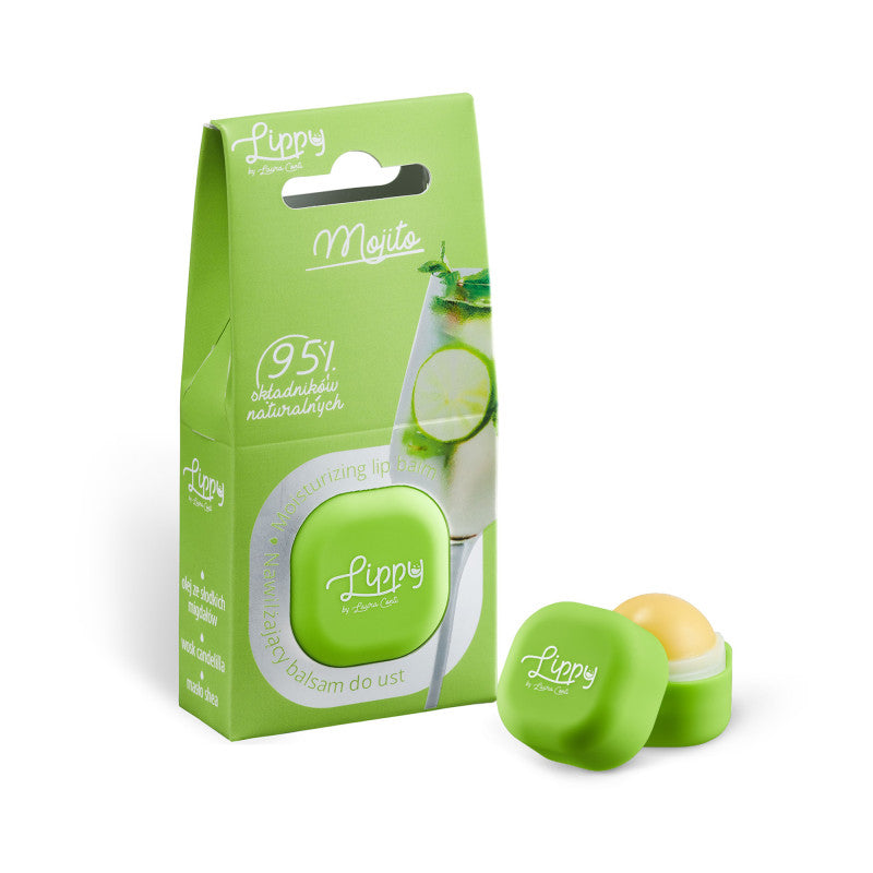 LAURA CONTI LIPPY DAY DRINKS Mega feuchtigkeitsspendendes Lippengel Mojito 6,3 ml