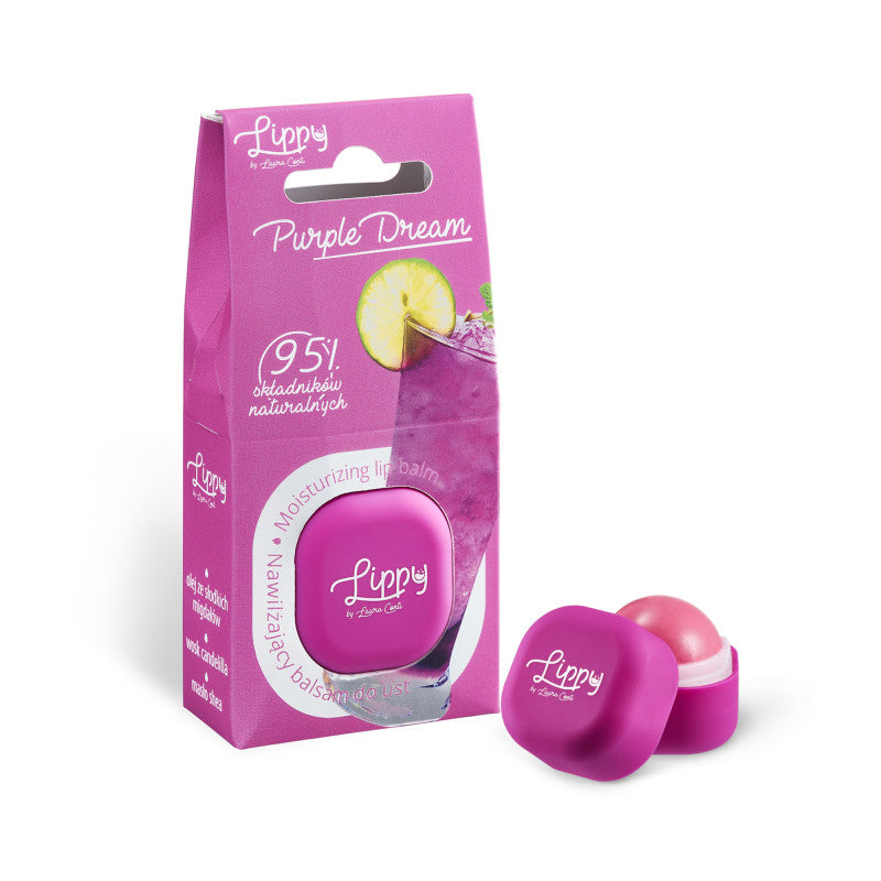 LAURA CONTI LIPPY DAY DRINKS Mega feuchtigkeitsspendendes Lippengel Purple Dream 6,3 ml