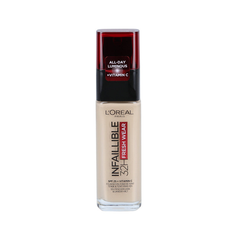 L’OREAL PARIS INFAILLIBLE 32H SPF25 Fresh Wear Podkład do twarzy 100 Linen 30 ml