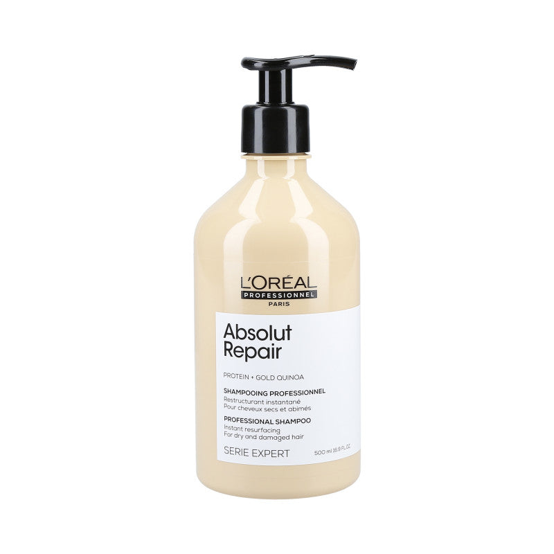 L'OREAL PROFESSIONNEL ABSOLUT REPAIR Shampoo Rigenerante Quinoa+Proteine Oro 500 ml