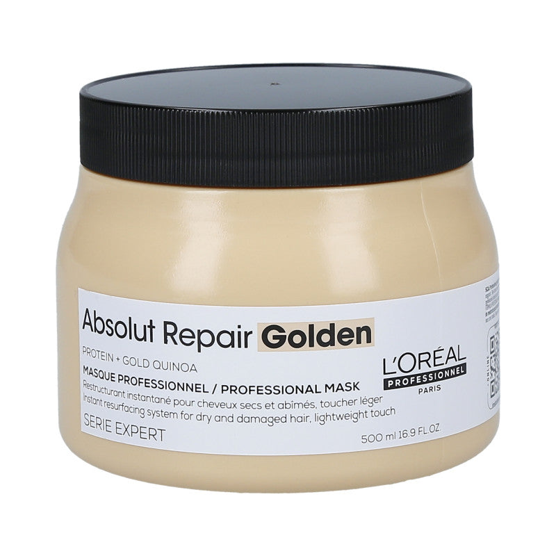 L'OREAL PROFESSIONNEL ABSOLUT REPAIR GOLDEN Gold Quinoa + Protein Gold masque pour cheveux abîmés 500 ml