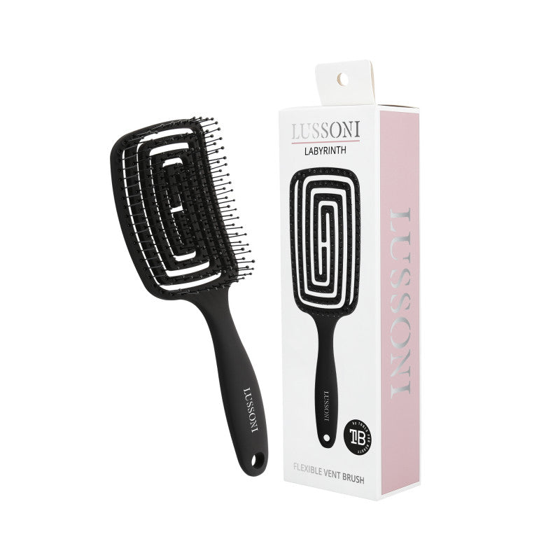 LUSSONI Labyrinth Grande Brosse à Cheveux Flexible