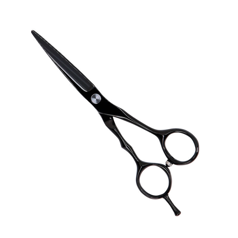 Profesionální kadeřnické nůžky LUSSONI ECLIPSE SERIES (černé): 6" nůžky na ztenčování, 6" nůžky na stříhání + pouzdro #2