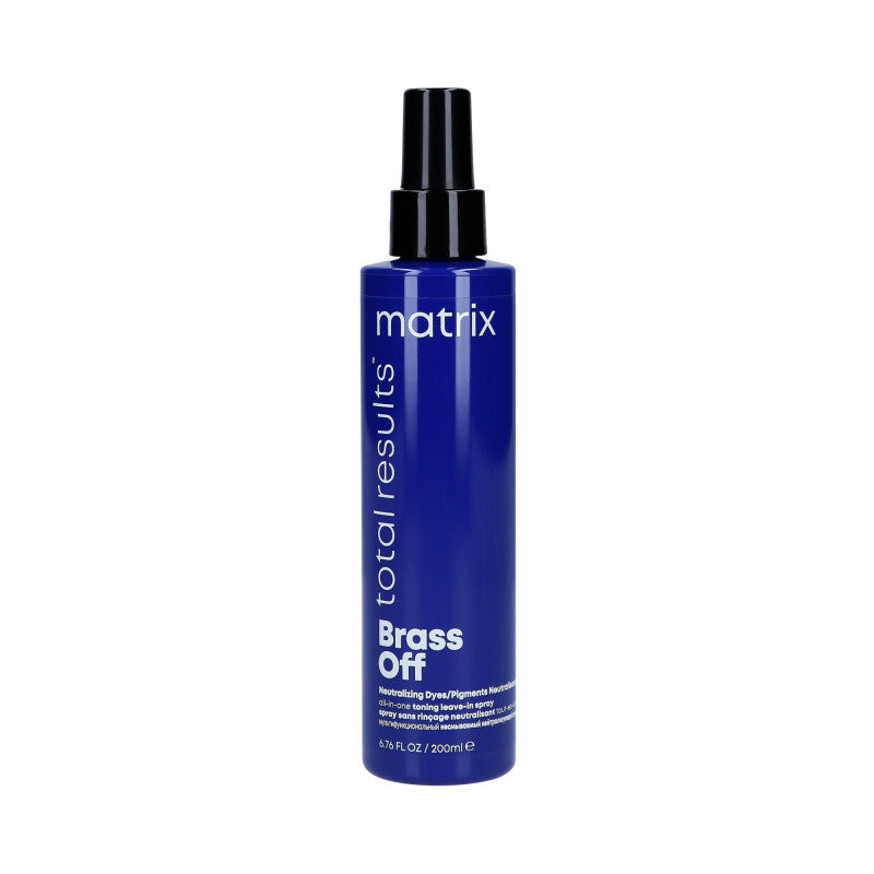 MATRIX TOTAL RESULTS BRASS OFF Lacca per capelli neutralizzante riflessi ramati e gialli 200ml