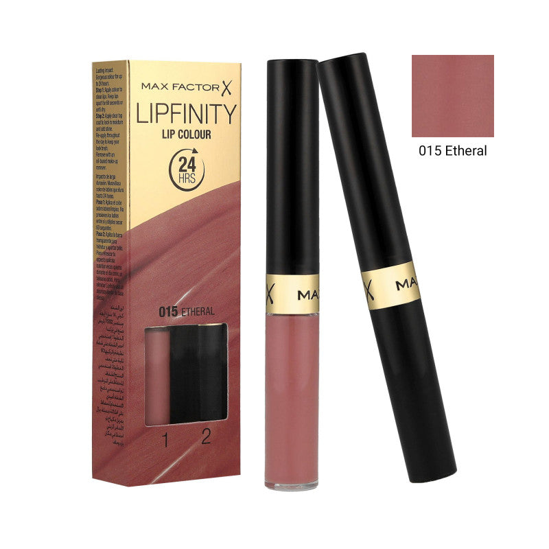 MAX FACTOR LIPFINITY Rouge à lèvres longue tenue 2en1 015 Ethereal 2,3ml+1,9g