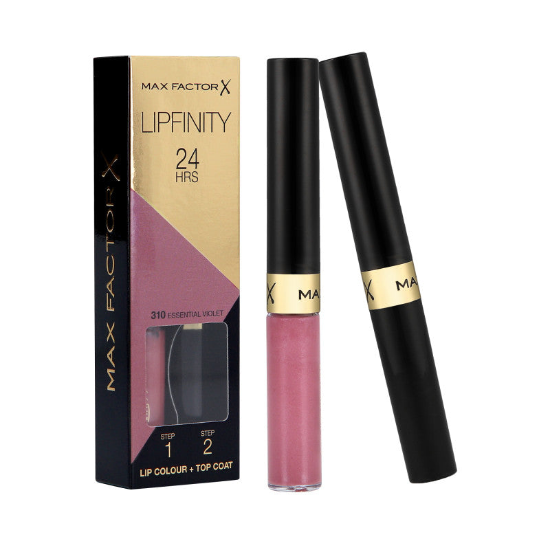 MAX FACTOR LIPFINITY Rouge à lèvres longue tenue 2en1 310 Essential Violet 2,3ml+1,9g