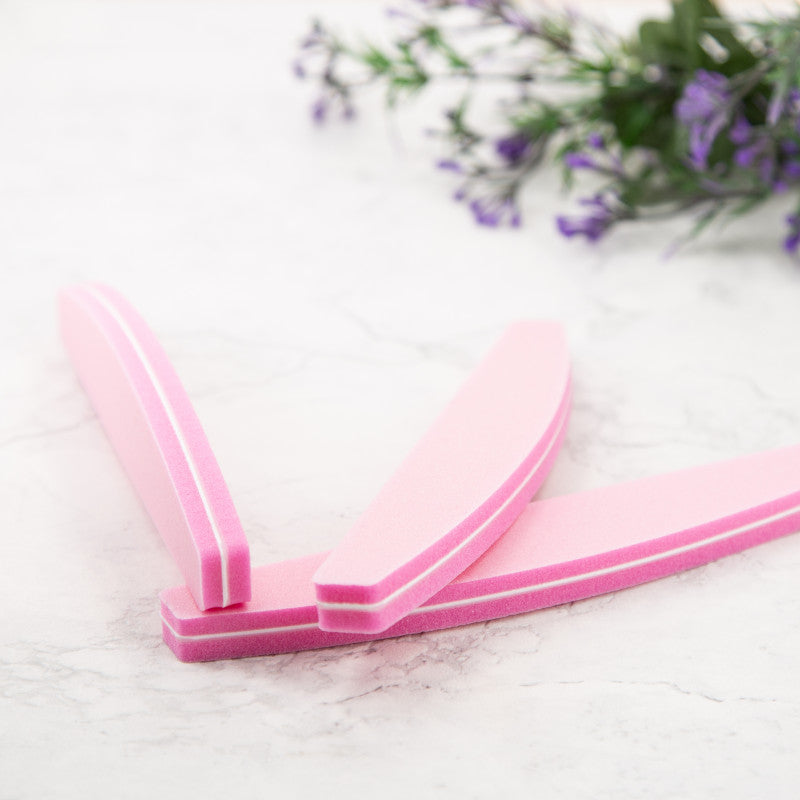 MIMO Bootsförmige Rosa Polierfeile, Körnung 100/180 #3