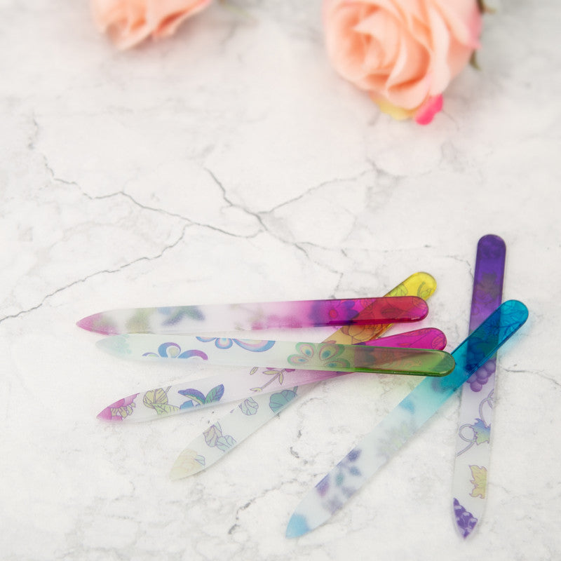 MIMO Lime A Ongles En Verre Imprimé Floral #3