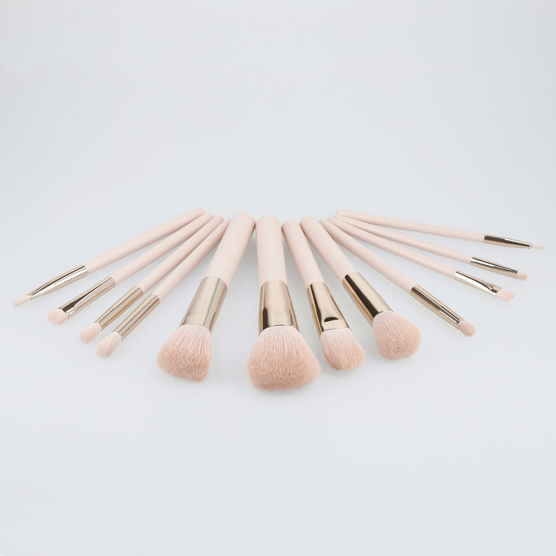 MIMO Set De 12 Pinceaux A Maquillage Rose #3