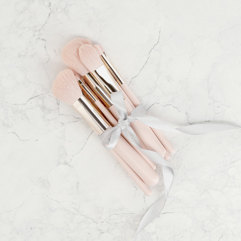 MIMO Set De 12 Pinceaux A Maquillage Rose #4