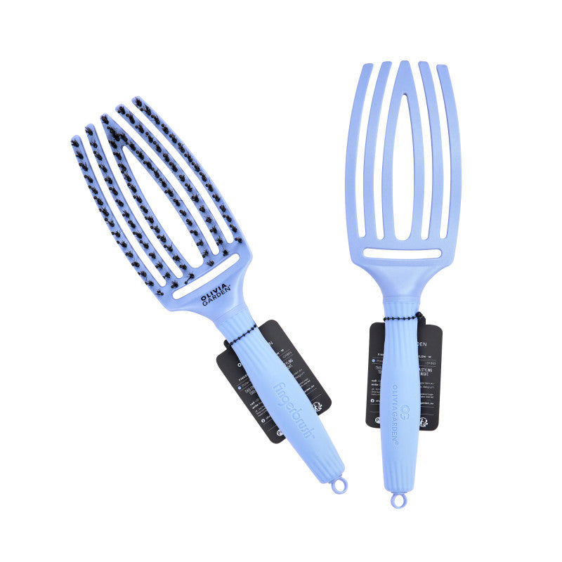 OLIVIA GARDEN FINGERBRUSH Kartáč na vlasy Arctic Lights Polar Blue