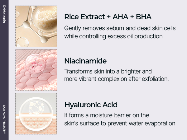 DR.MELAXIN PEEL SHOT LINE Ampoule exfoliante en douceur à l'extrait de riz noir 80 ml #7