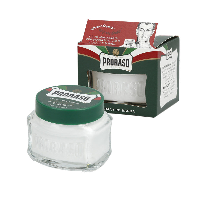 PRORASO GREEN Odświeżający krem przed goleniem 100 ml