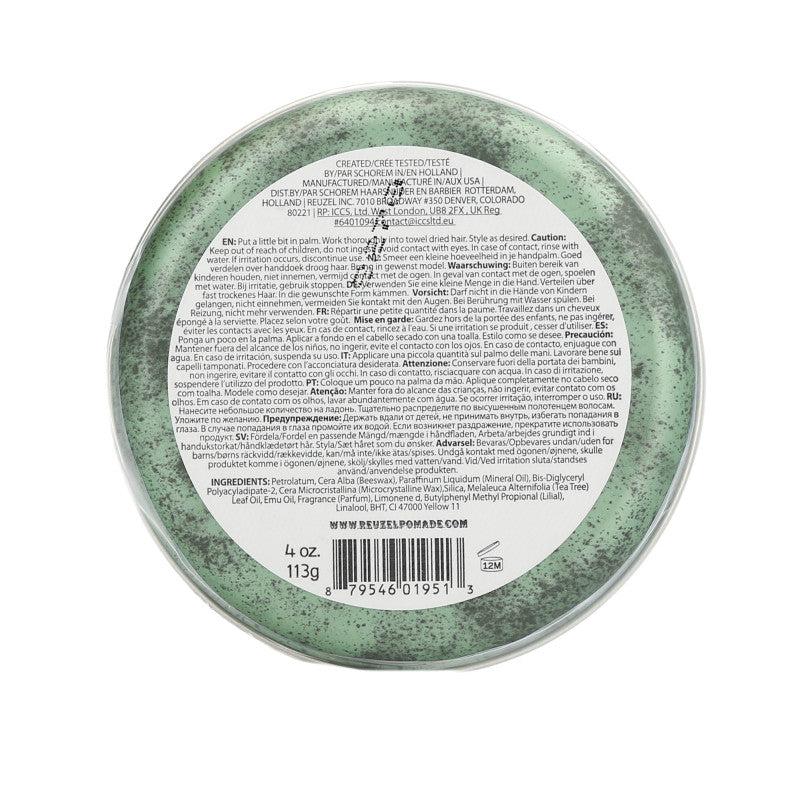 REUZEL Green Grüne Haarpomade auf Wachsbasis 113g #2