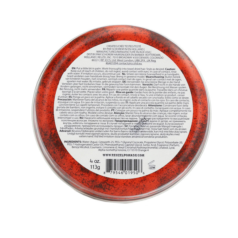 REUZEL Red Rote Haarpomade auf Wasserbasis 113g #2