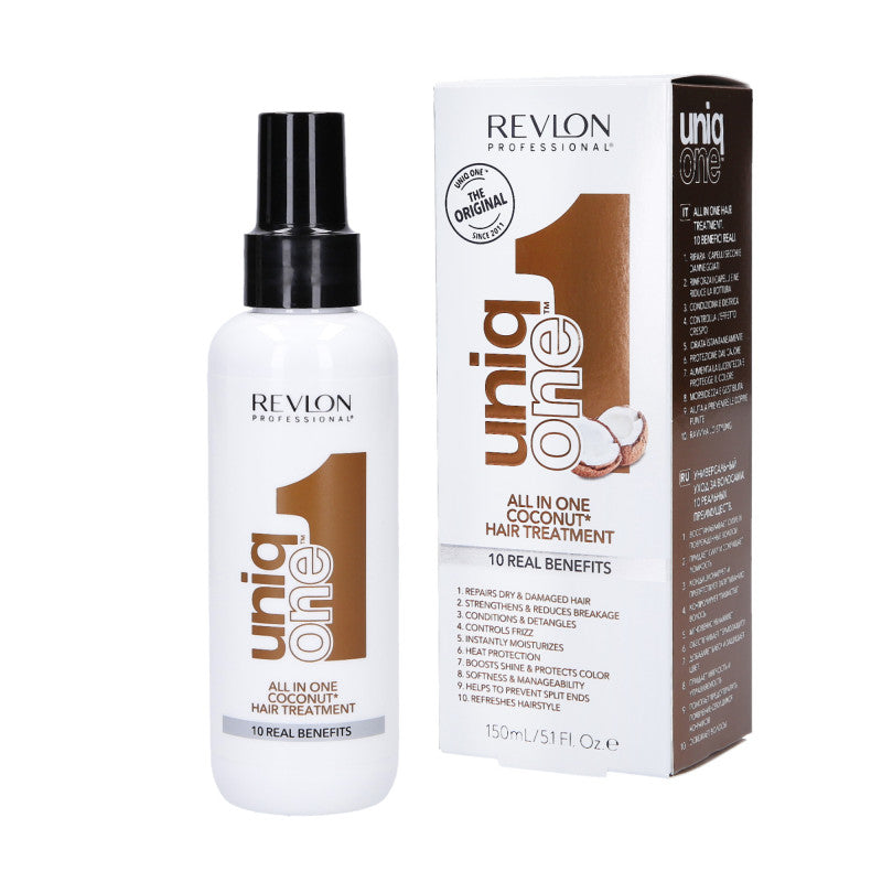 REVLON PROFESSIONAL UNIQ ONE ALL IN ONE COCONUT HAIR TREATMENT Kokosowa kuracja odżywcza w sprayu 10w1 150 ml
