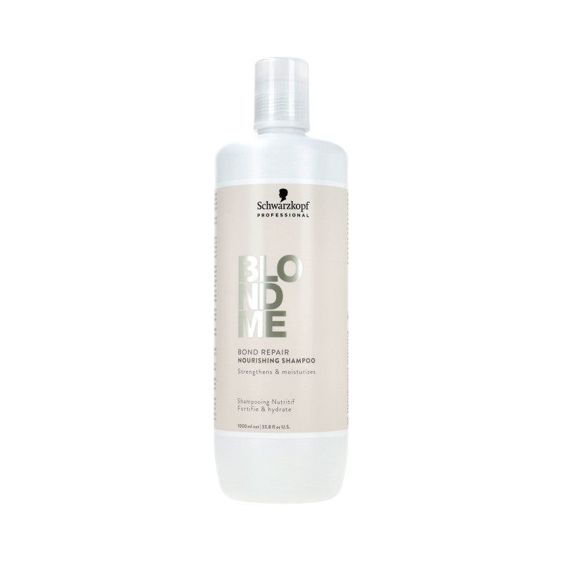 SCHWARZKOPF BLONDME BOND REPAIR NUTRIENTE Shampoo delicato per capelli secchi 1000 ml
