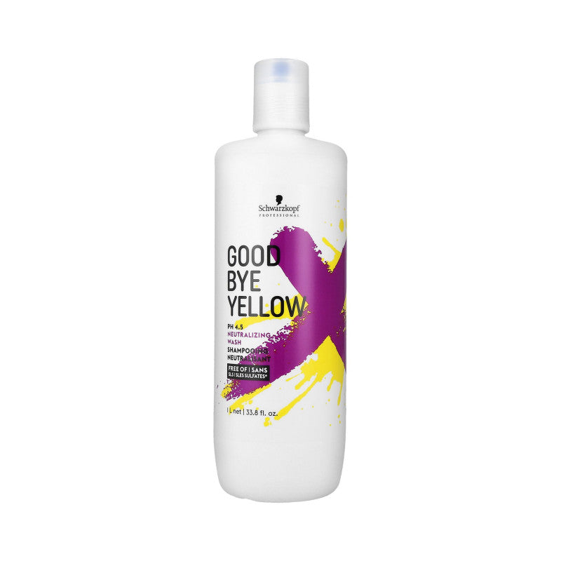 SCHWARZKOPF PROFESSIONAL GOODBYE YELLOW Shampoo antigiallo 1000ml 