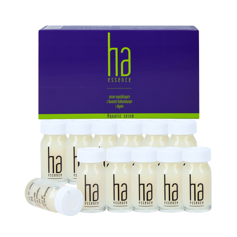 STAPIZ HA ESSENCE AQUATIC Intensywnie rewitalizujące serum do włosów porowatych i zniszczonych 12x8 ml