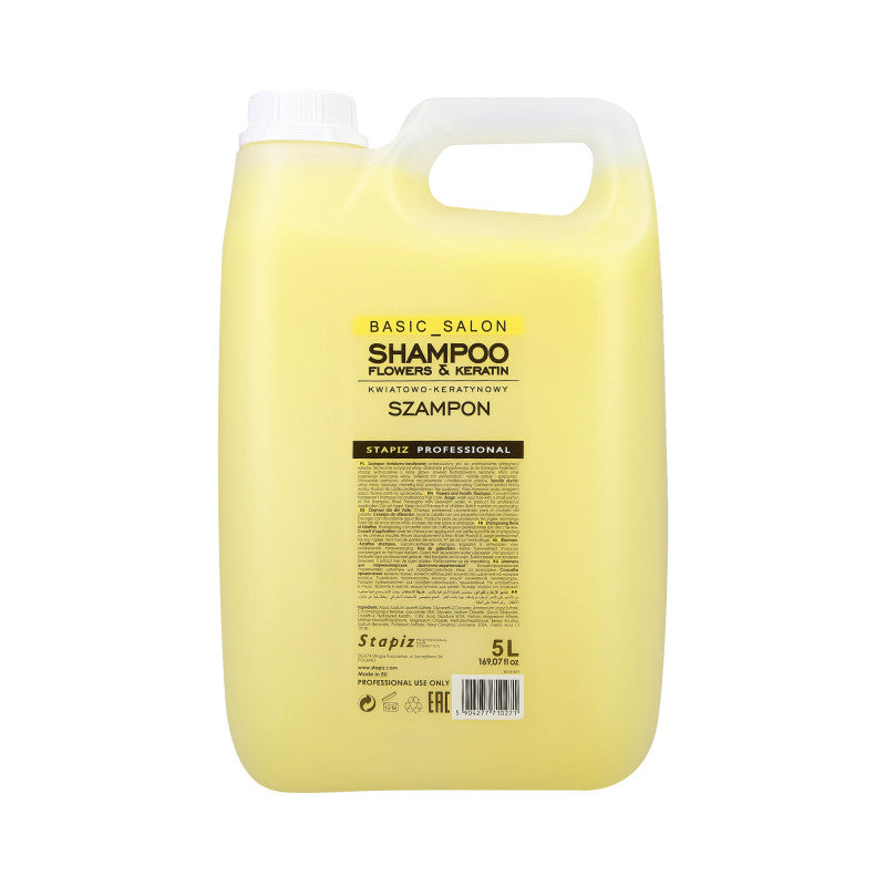 STAPIZ PROFESSIONAL BASIC SALON Szampon kwiatowo-keratynowy 5000 ml