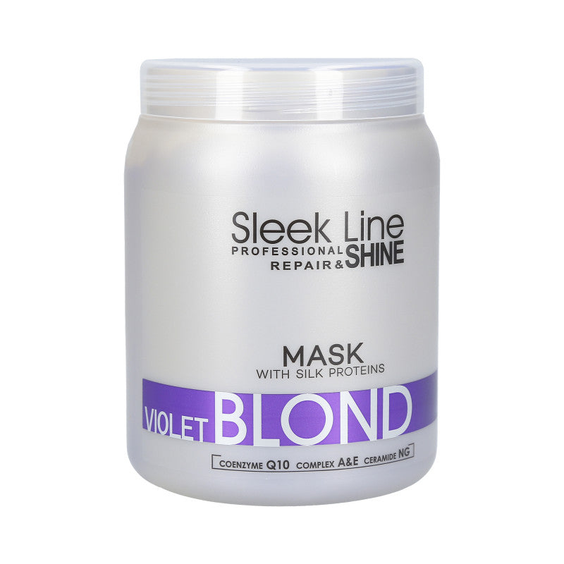 STAPIZ PROFESSIONAL SLEEK LINE VIOLET BLOND Maska do włosów 1000 ml