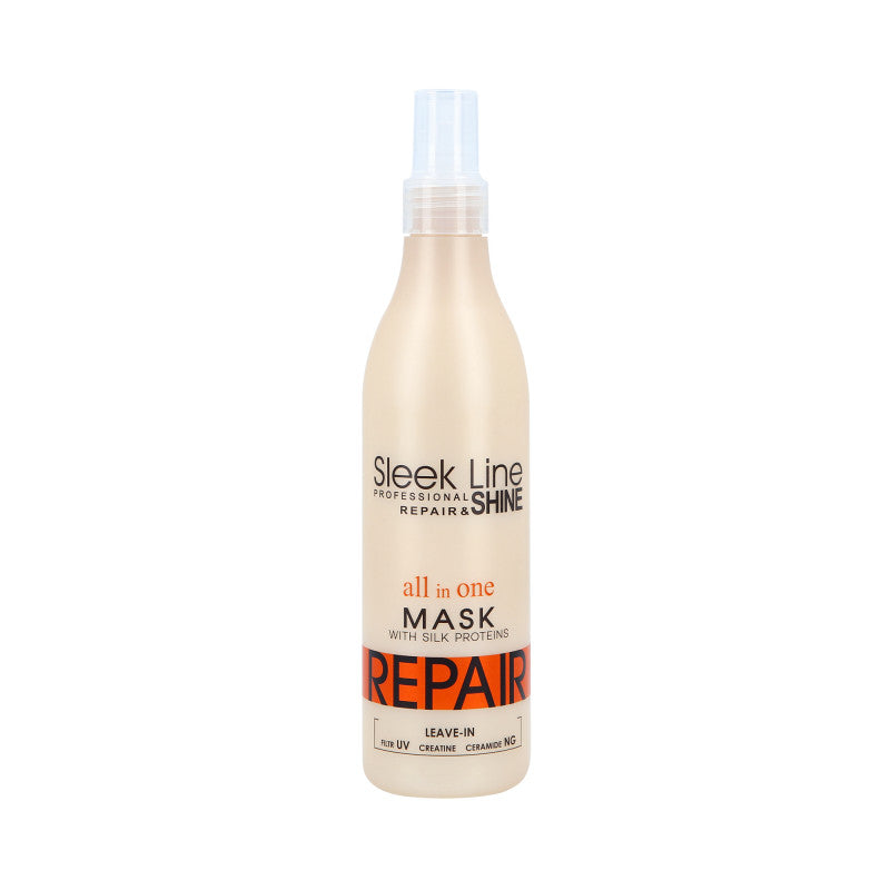 STAPIZ SLEEK LINE REPAIR ALL IN ONE Odżywcza maska do włosów w sprayu bez spłukania 300 ml