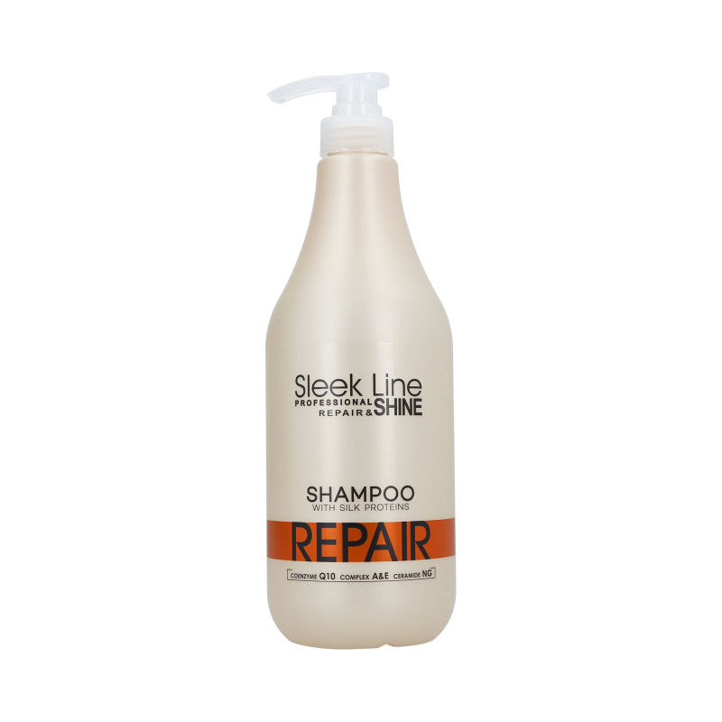 STAPIZ SLEEK LINE REPAIR Szampon z jedwabiem do włosów zniszczonych 1000 ml