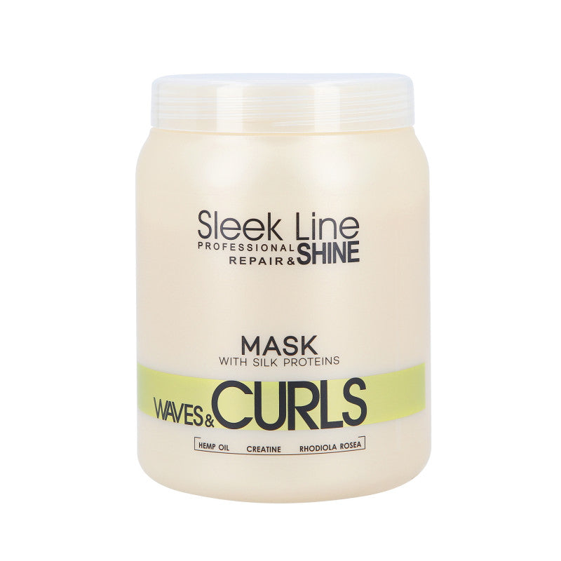 STAPIZ SLEEK LINE WAVES&CURLS Maschera per capelli ricci e mossi 1000ml