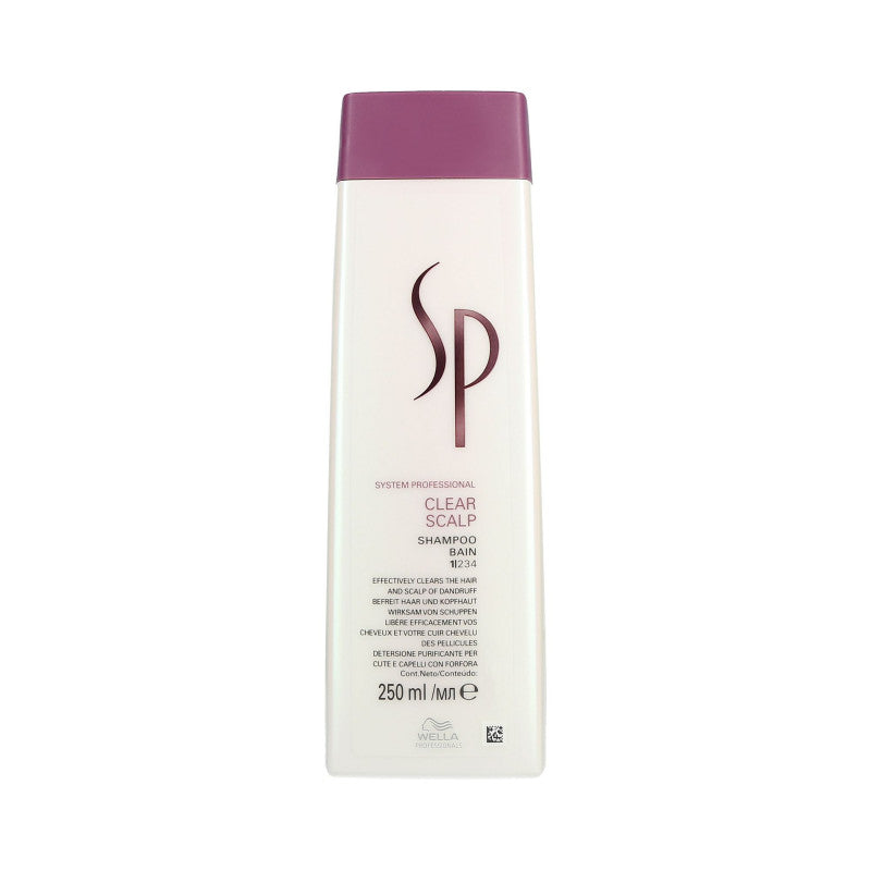 WELLA SP CLEAR SCALP Delikatny szampon przeciwłupieżowy 250 ml