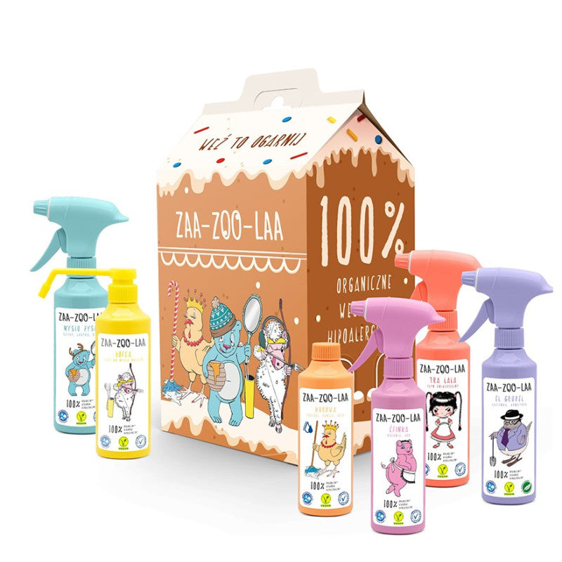 ZAA-ZOO-LAA Kit de nettoyage MAISON EN PAIN D'ÉPICES